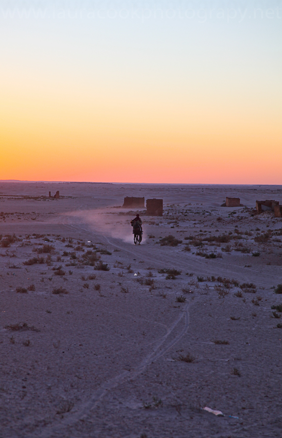 A faster way of getting about in the desert that backs onto the town of Douz.