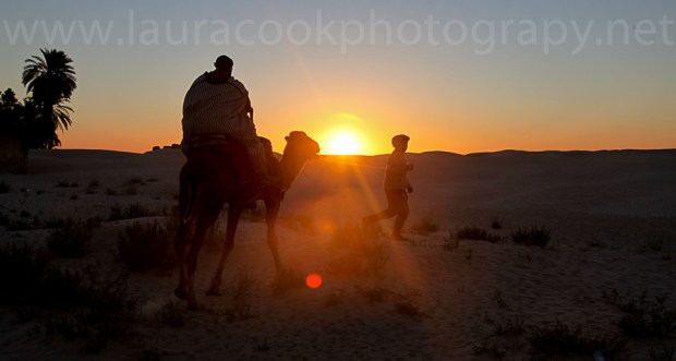 My husband travels in style in the desert!