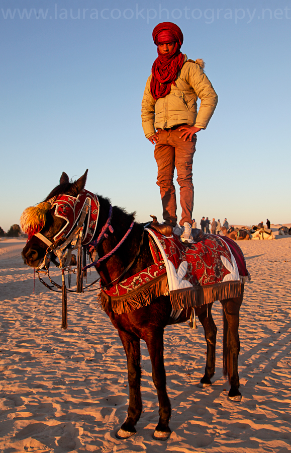 Not something I would try but made for a good Sahara portait!