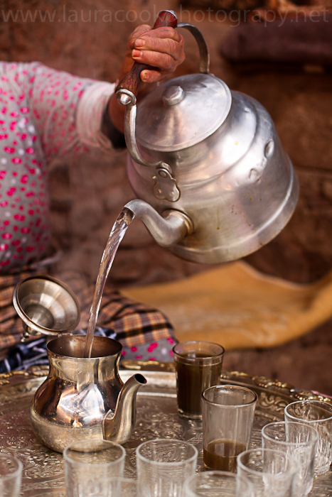 A refreshing cup of mint tea cools you down and quenches your thirst. A wonderful drink.