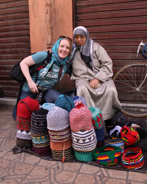 Thank you for my warm hat lovely hat seller. You couldn't speak English very well (and my Arabic was poor!) but it was great to meet you.