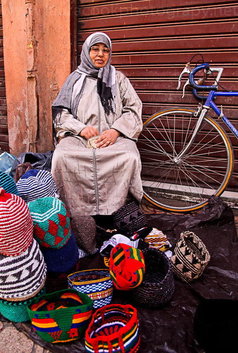 I went for a black and white hat!