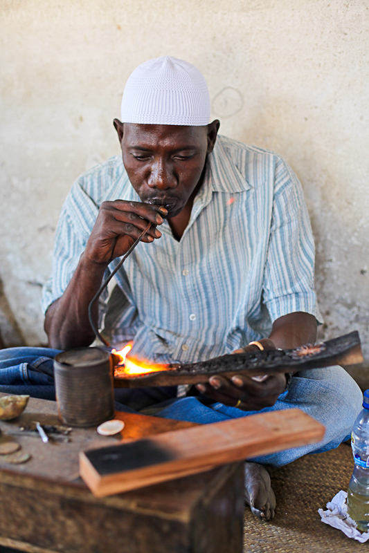 We stayed on Ibo Island, well known for its silversmiths.