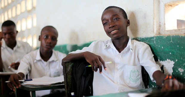 I believe education is a pathway out of poverty for children and when I see children like Kallon engaged and keen to learn it is a real highlight in my working day.