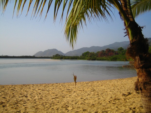 The golden sand of Sussex, Sierra Leone
