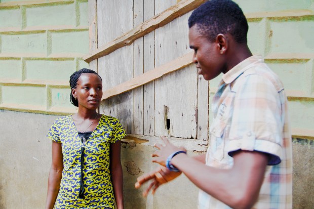 Copyright: All We Can/Laura Cook Photography Methodist Church of Sierra Leone project staff work with EVD survivors in Kailahun, Sierra Leone